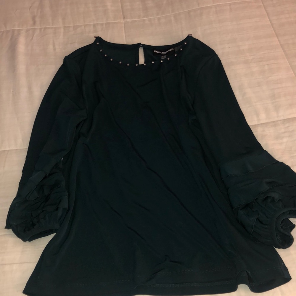 Karl Lagerfeld blouse, never worn, has tags